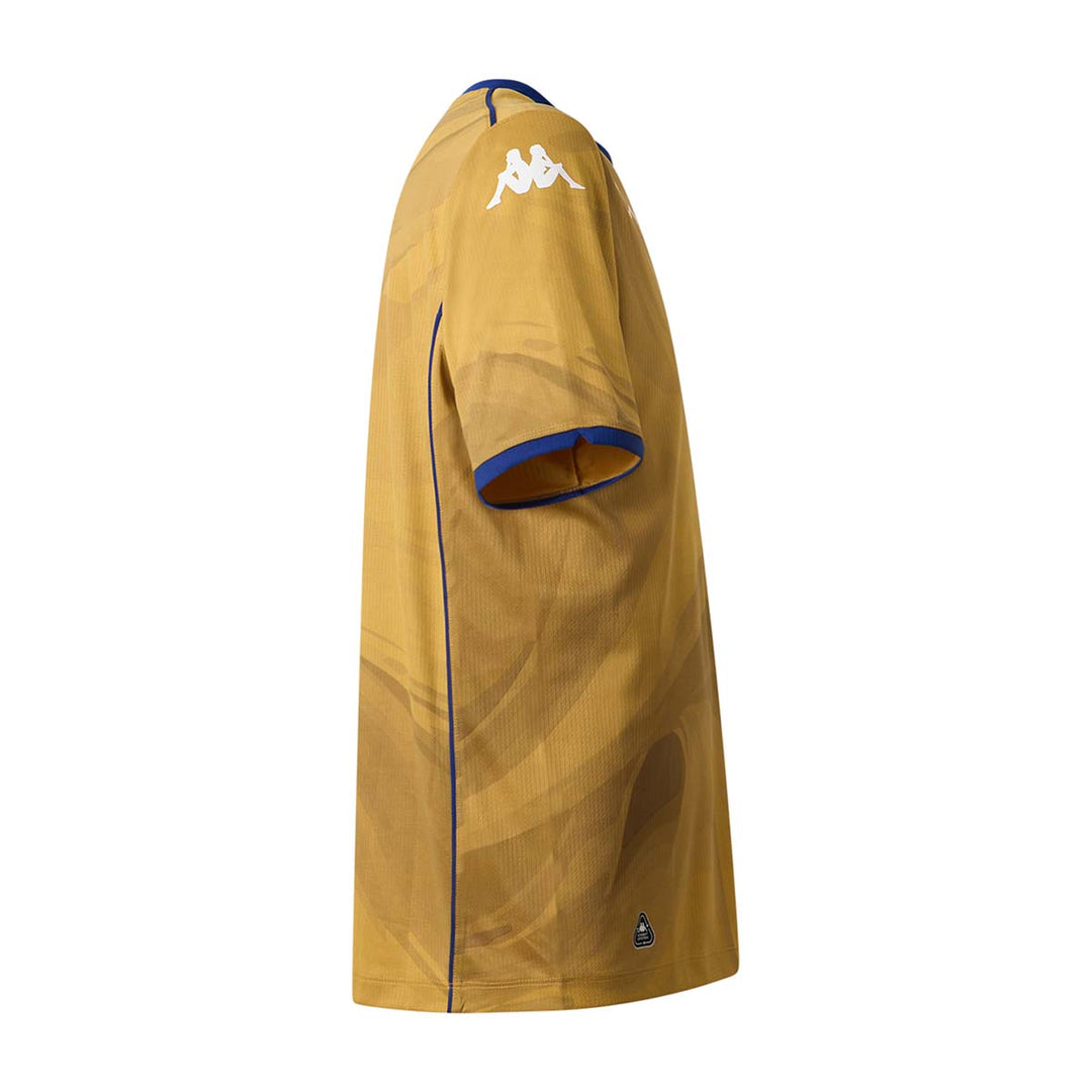 Maillot Kombat Third Tunisie 25/26 Beige Enfant main