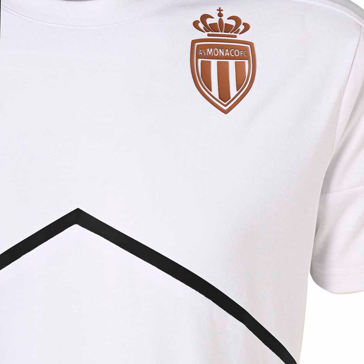 T-Shirt Aybi AS Monaco 24/25  Blanc Homme