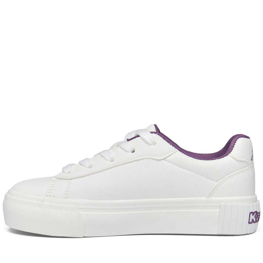 Baskets Morine Blanc Enfant main