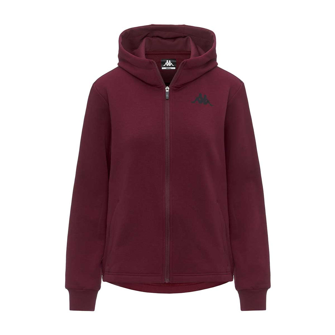 Veste Grittin Rouge Femme main