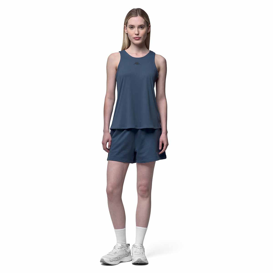 Débardeur Igattama Bleu Femme main
