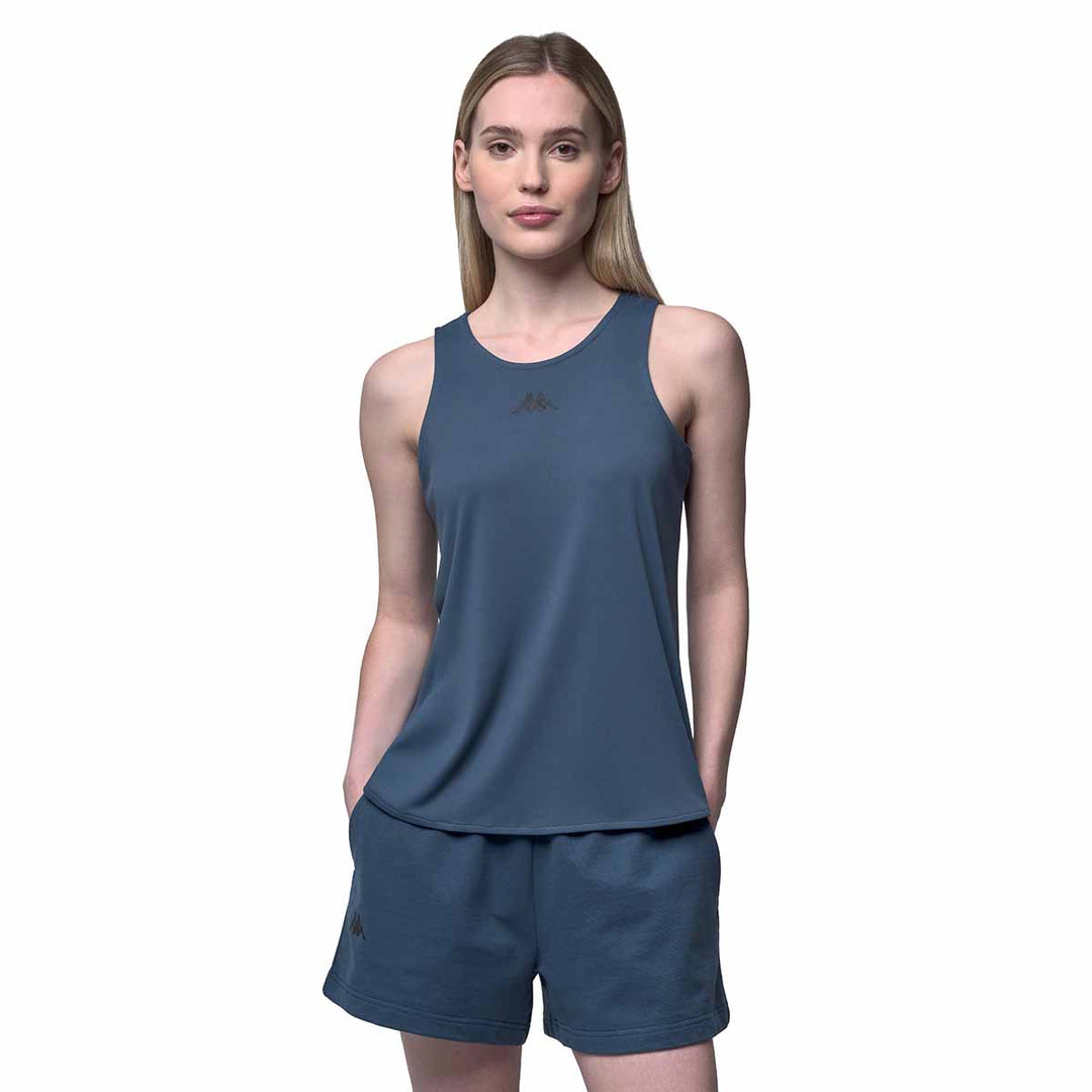 Débardeur Igattama Bleu Femme main