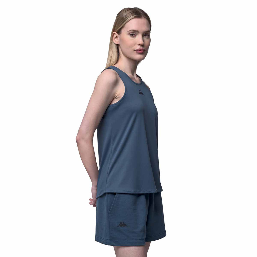 Débardeur Igattama Bleu Femme main