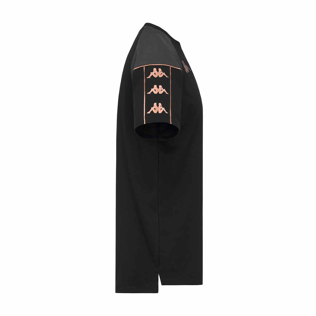 T-Shirt Mavio Noir Homme main