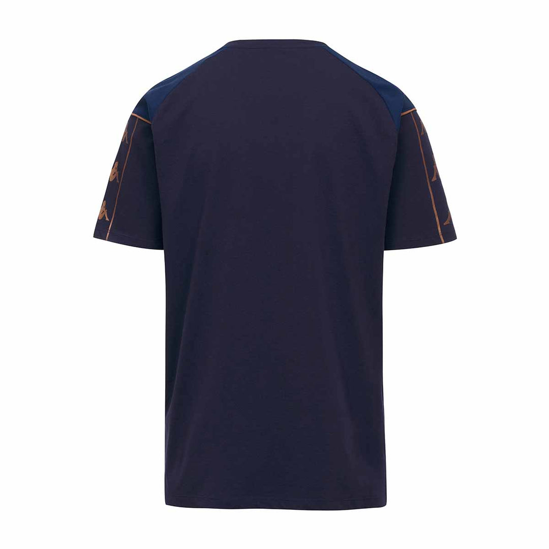 T-Shirt Mavio Bleu Homme main