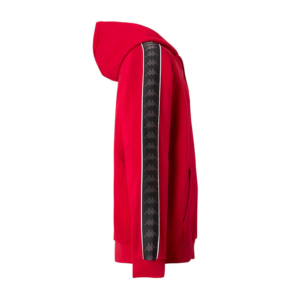 Hoodie 222 Banda Madison 2 Rouge Homme 02