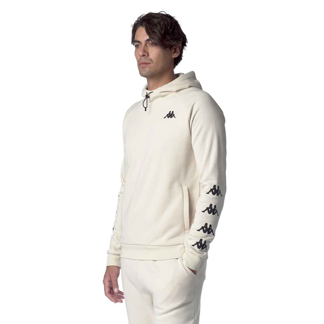 Hoodie Gikom Blanc Homme main