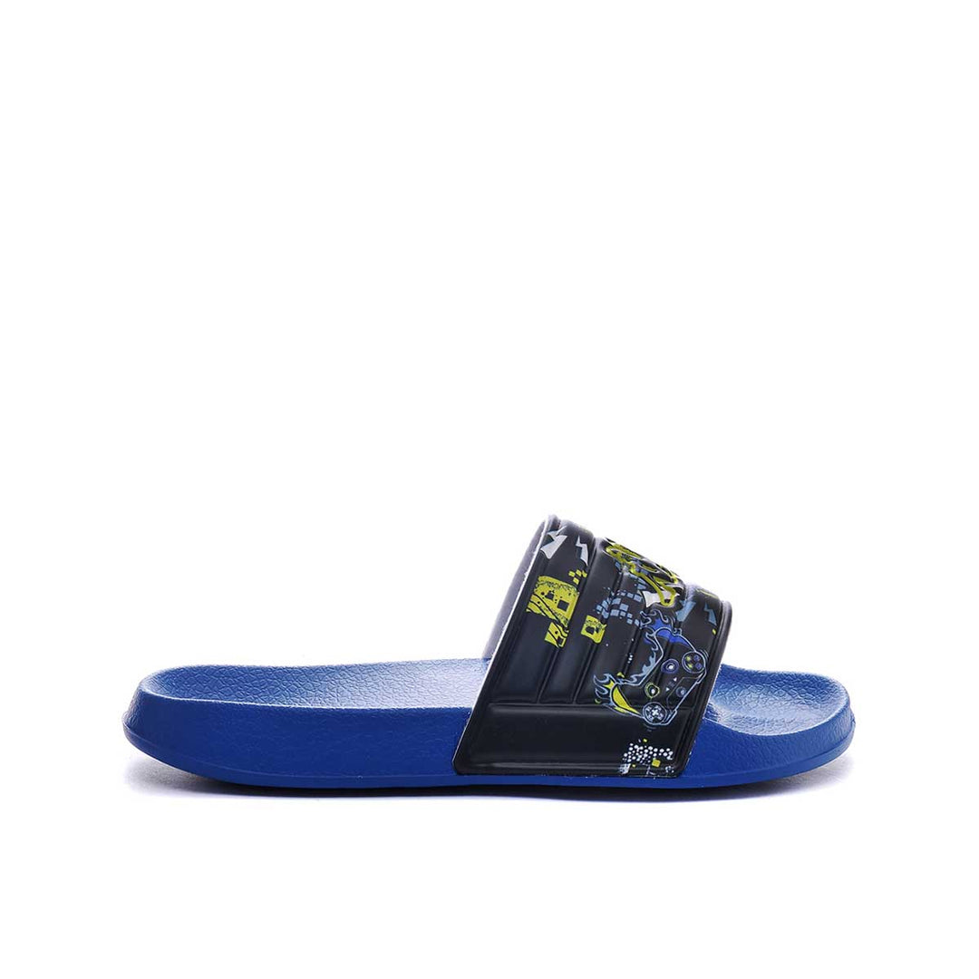Claquettes Logo Sartwo 2 Bleu Enfant main
