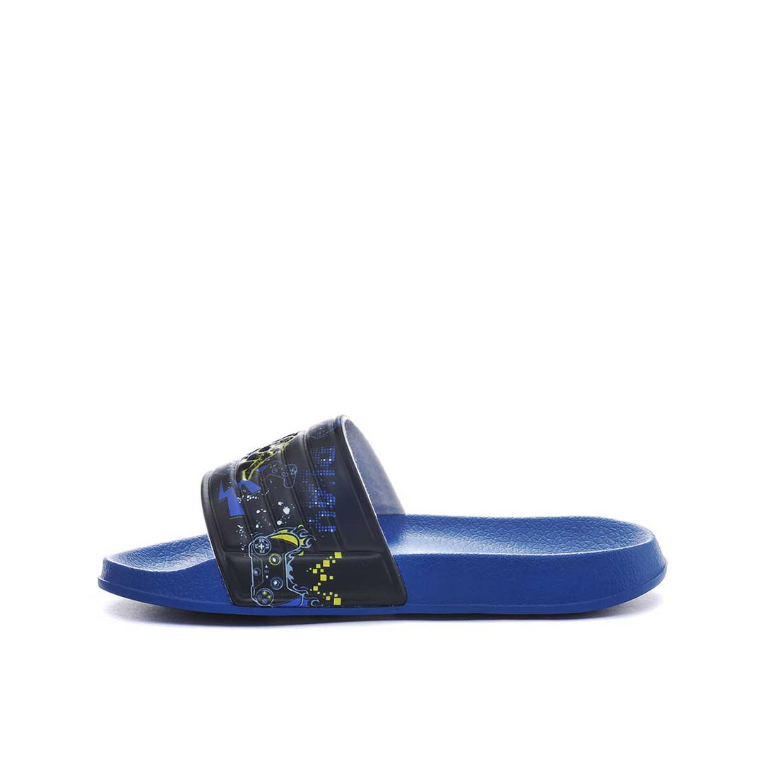 Claquettes Logo Sartwo 2 Bleu Enfant main
