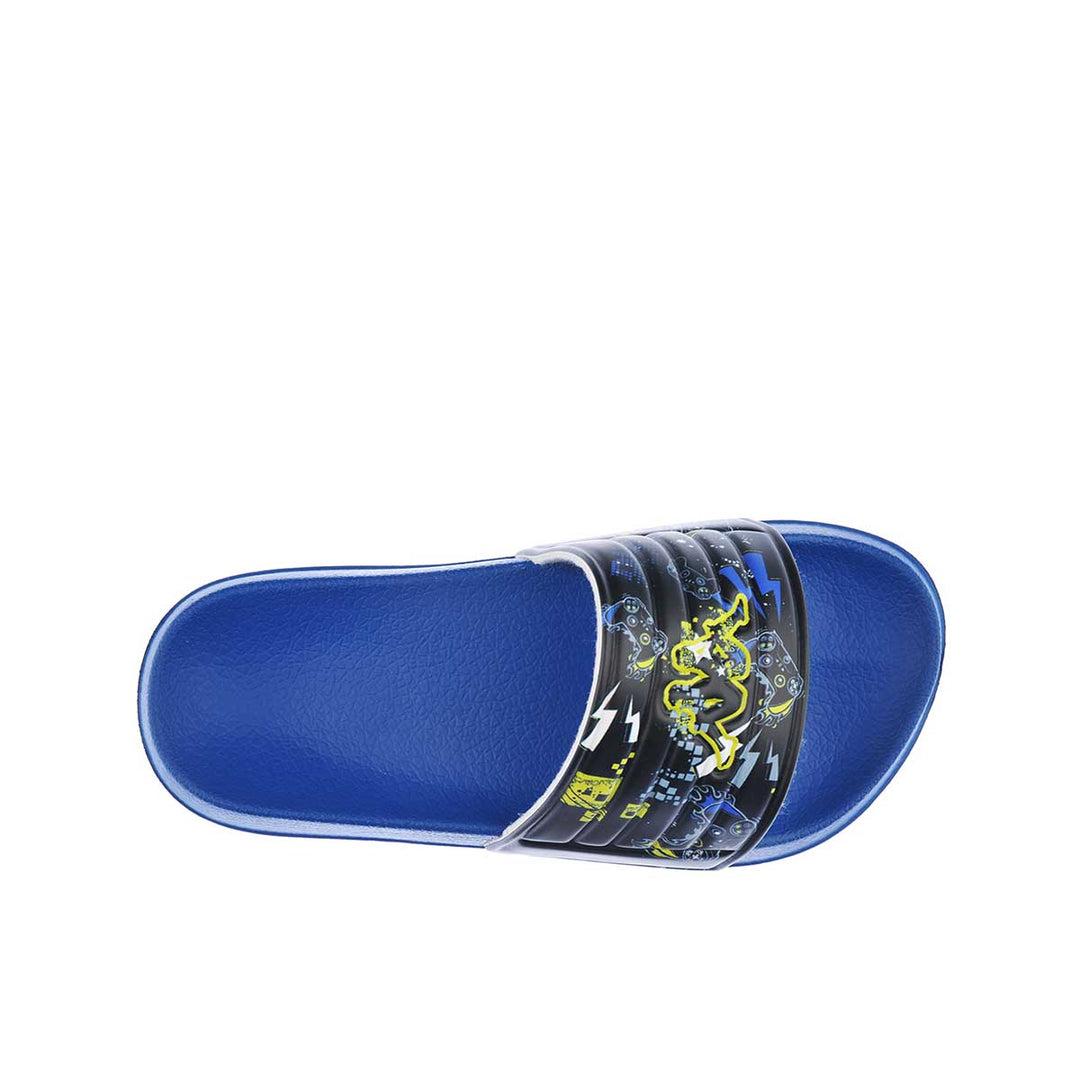Claquettes Logo Sartwo 2 Bleu Enfant main