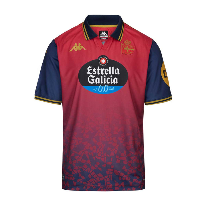 Maillot Kombat Away Deportivo 25/26 Rouge Homme 1