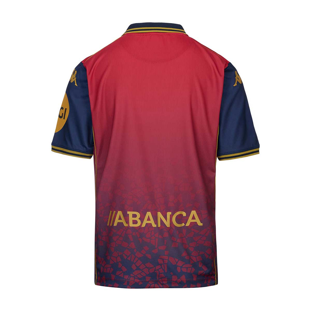 Maillot Kombat Away Deportivo 25/26 Rouge Enfant main