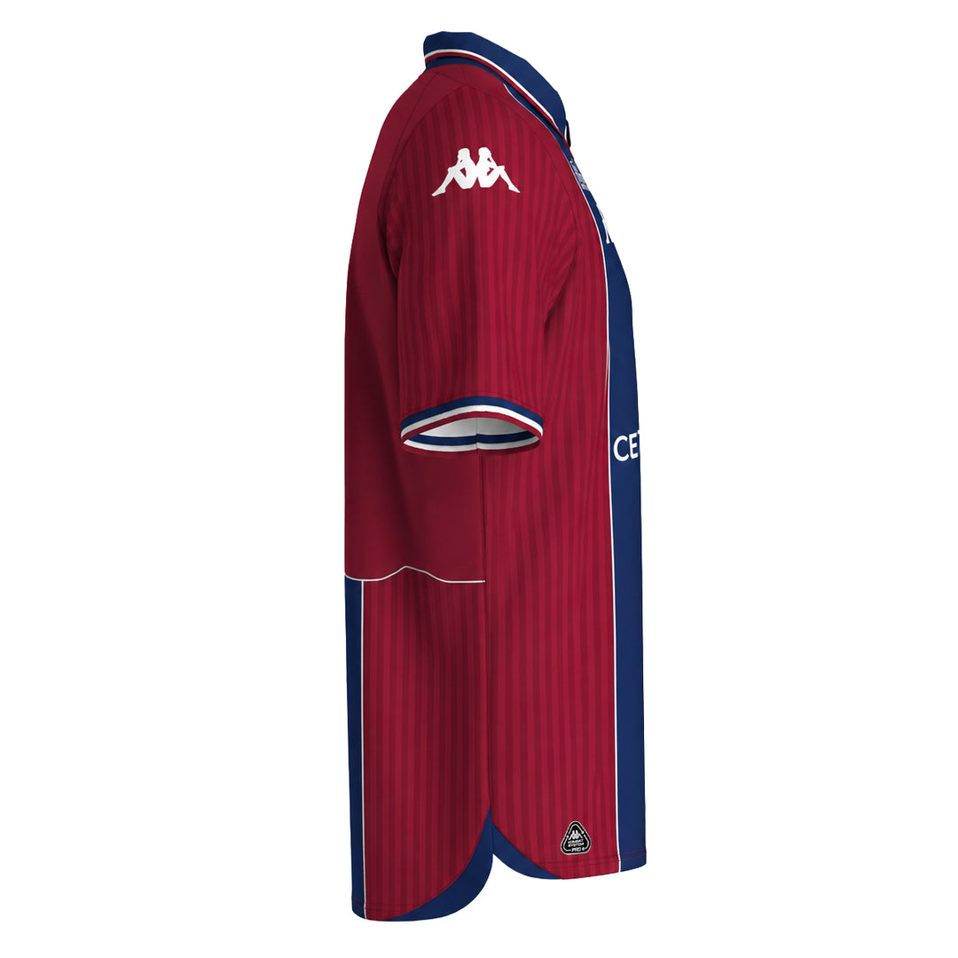 Maillot Kombat Home Clermont Foot 63 26/27 Rouge Homme main