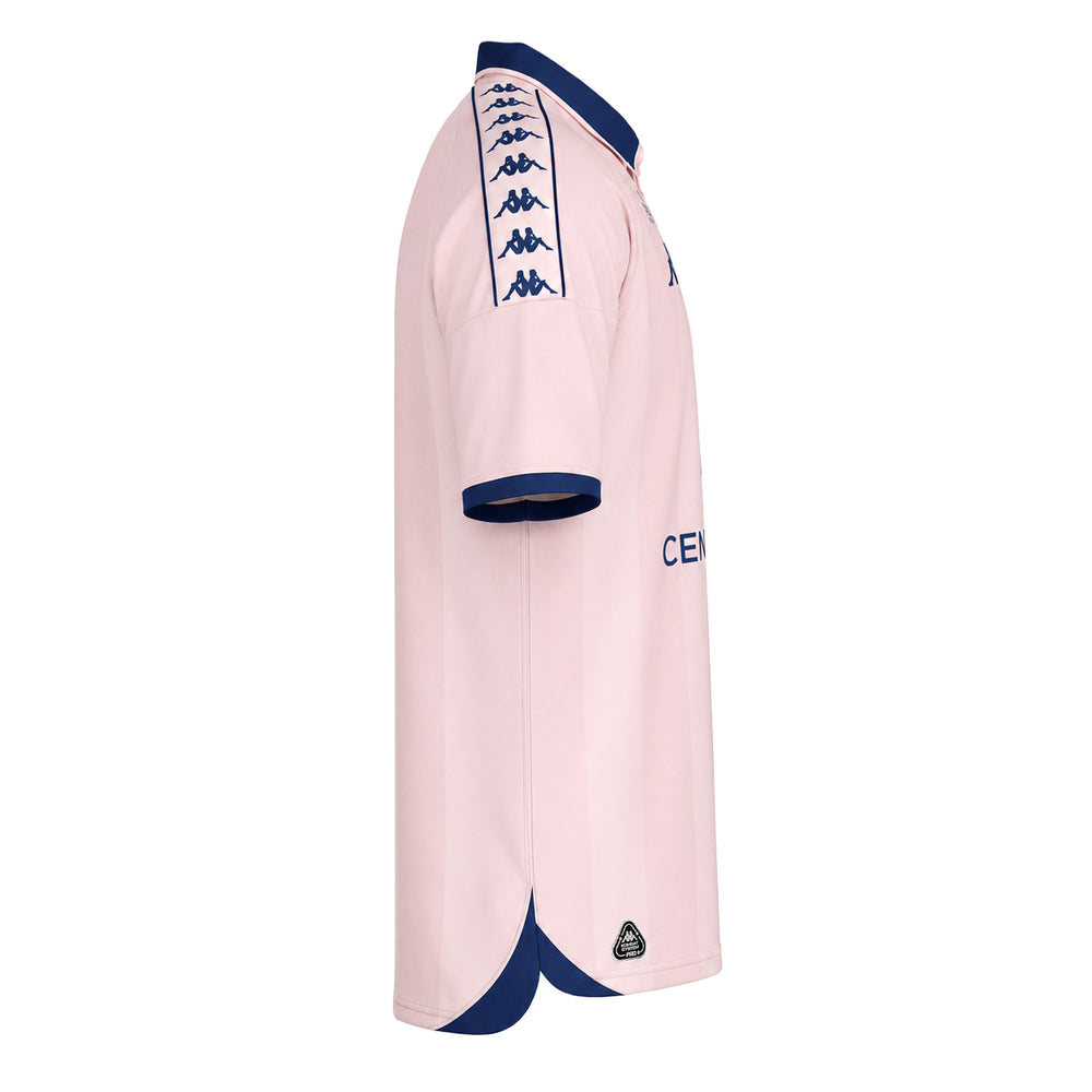 Maillot 222 Banda Kombat Away Clermont Foot 63 26/27 Rose Homme 02