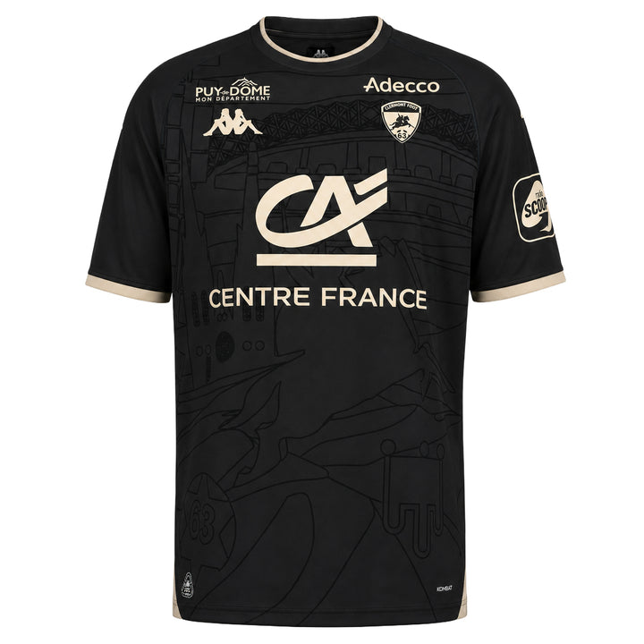 Maillot Kombat Third Clermont Foot 63 26/27 Gris Homme 1