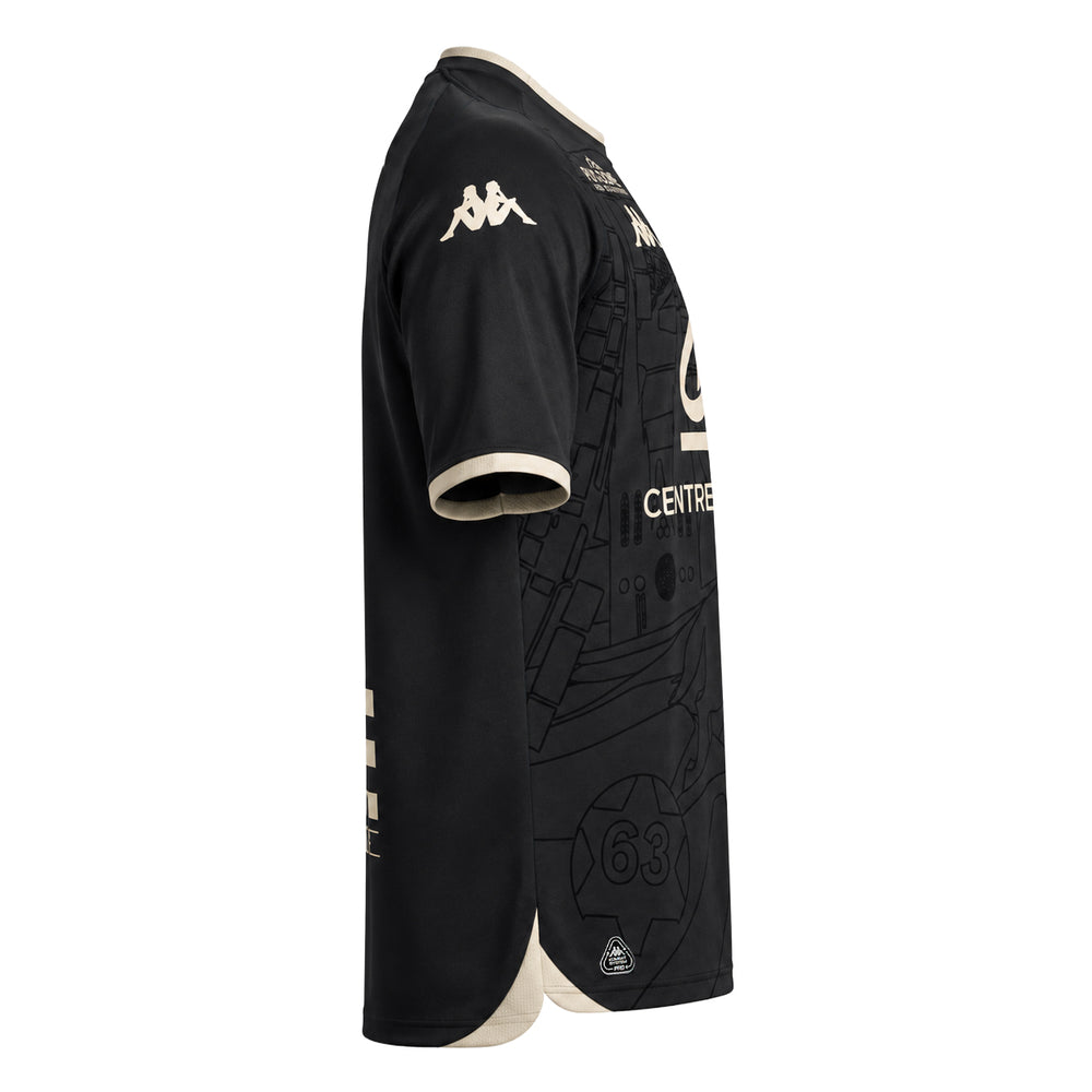 Maillot Kombat Third Clermont Foot 63 26/27 Gris Homme 02