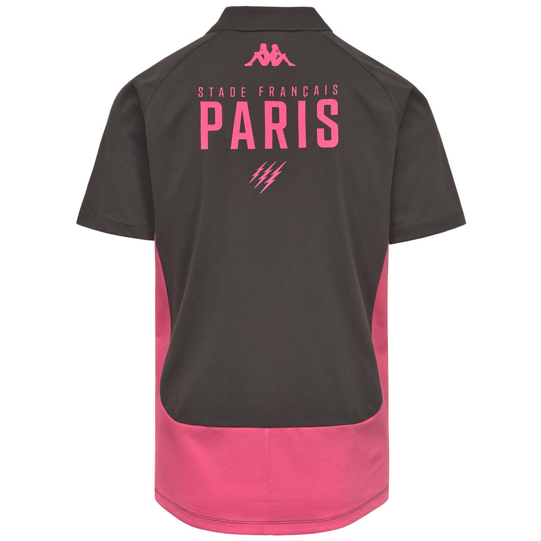 Polo Mindatti 2 Stade Français Paris 26/27 Gris Homme main