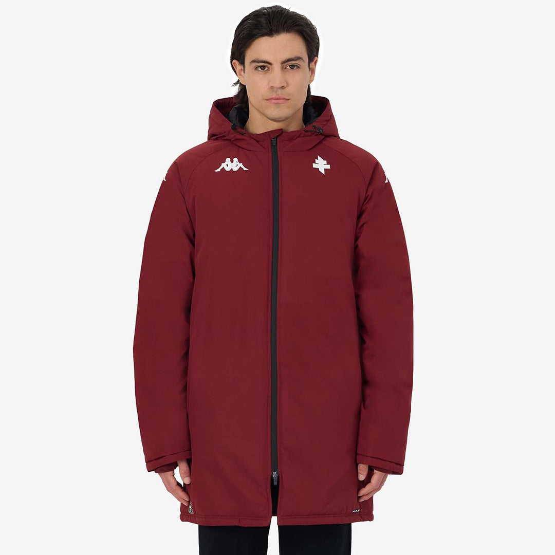 Parka Migolo Pro FC Metz 25/26 Grenat Homme main