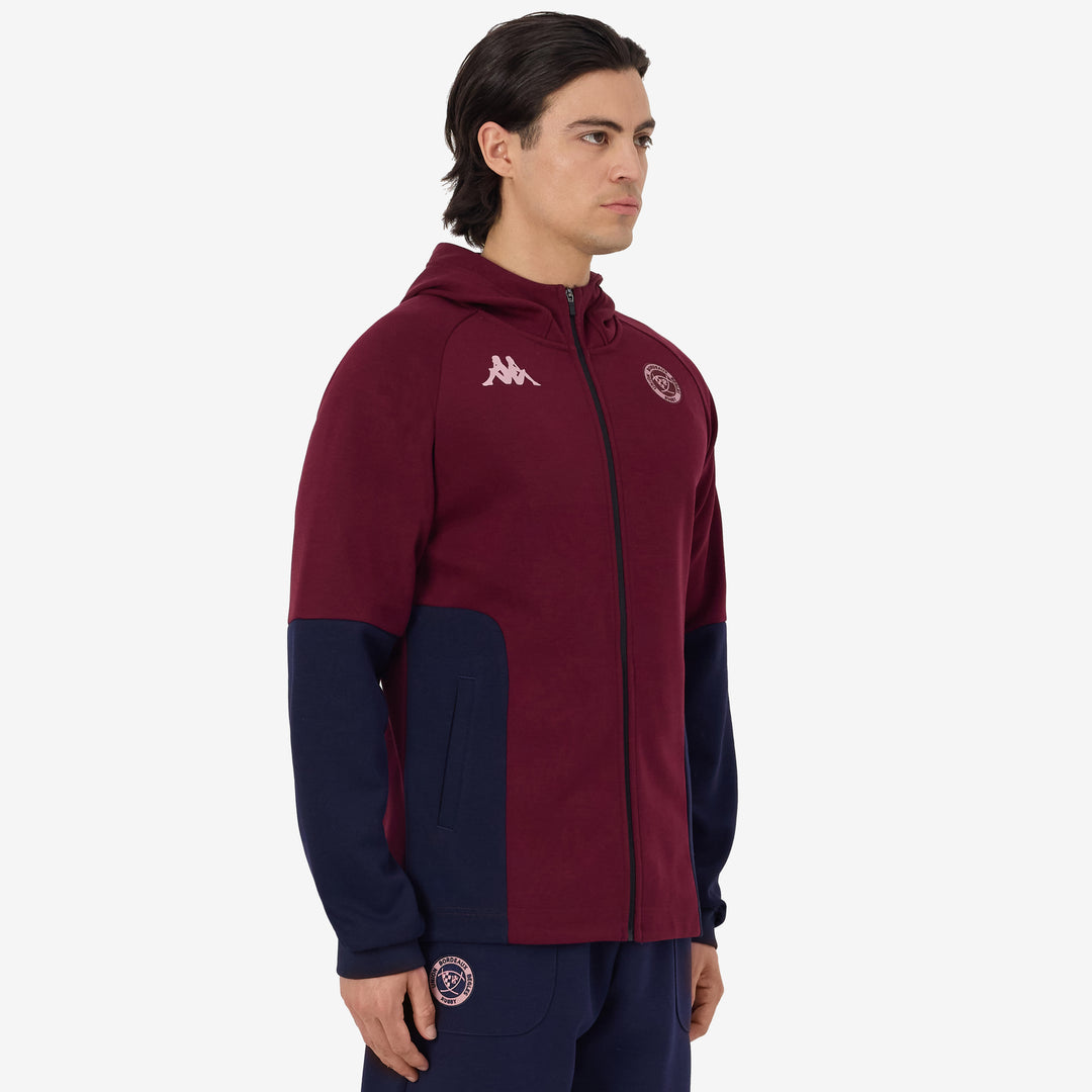 Veste Mequoa UBB 25/26 Bordeaux Homme main