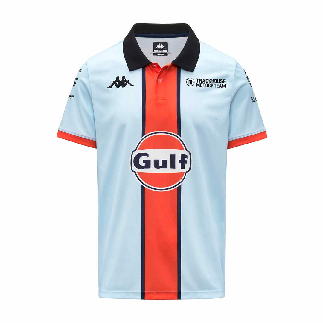 Polo Acrob Gulf Trackhouse 2025 Bleu Homme 00