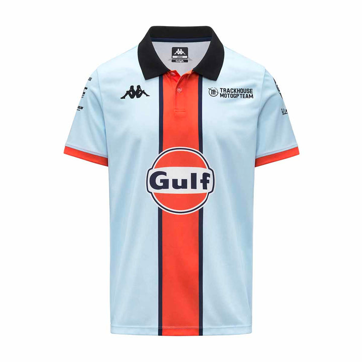 Polo Acrob Gulf Trackhouse 2025 Bleu Homme 1