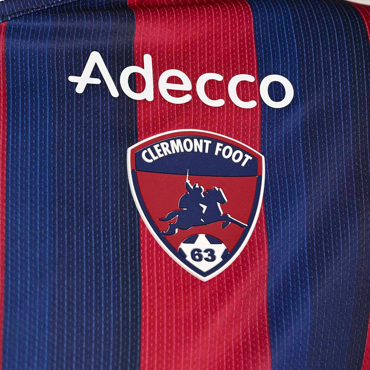 Maillot Kombat Home Clermont Foot 63 25/26 Rouge Homme