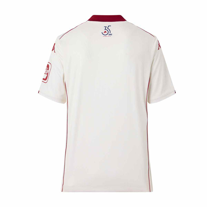 Maillot Kombat Away Clermont Foot 63 25/26 Blanc Homme 3
