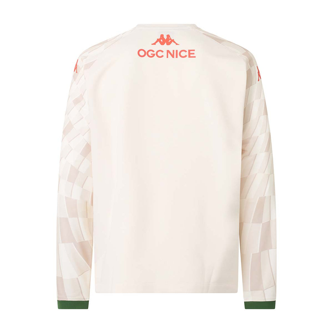 Sweatshirt Mekolopre Pro OGC Nice 25/26 Blanc Homme