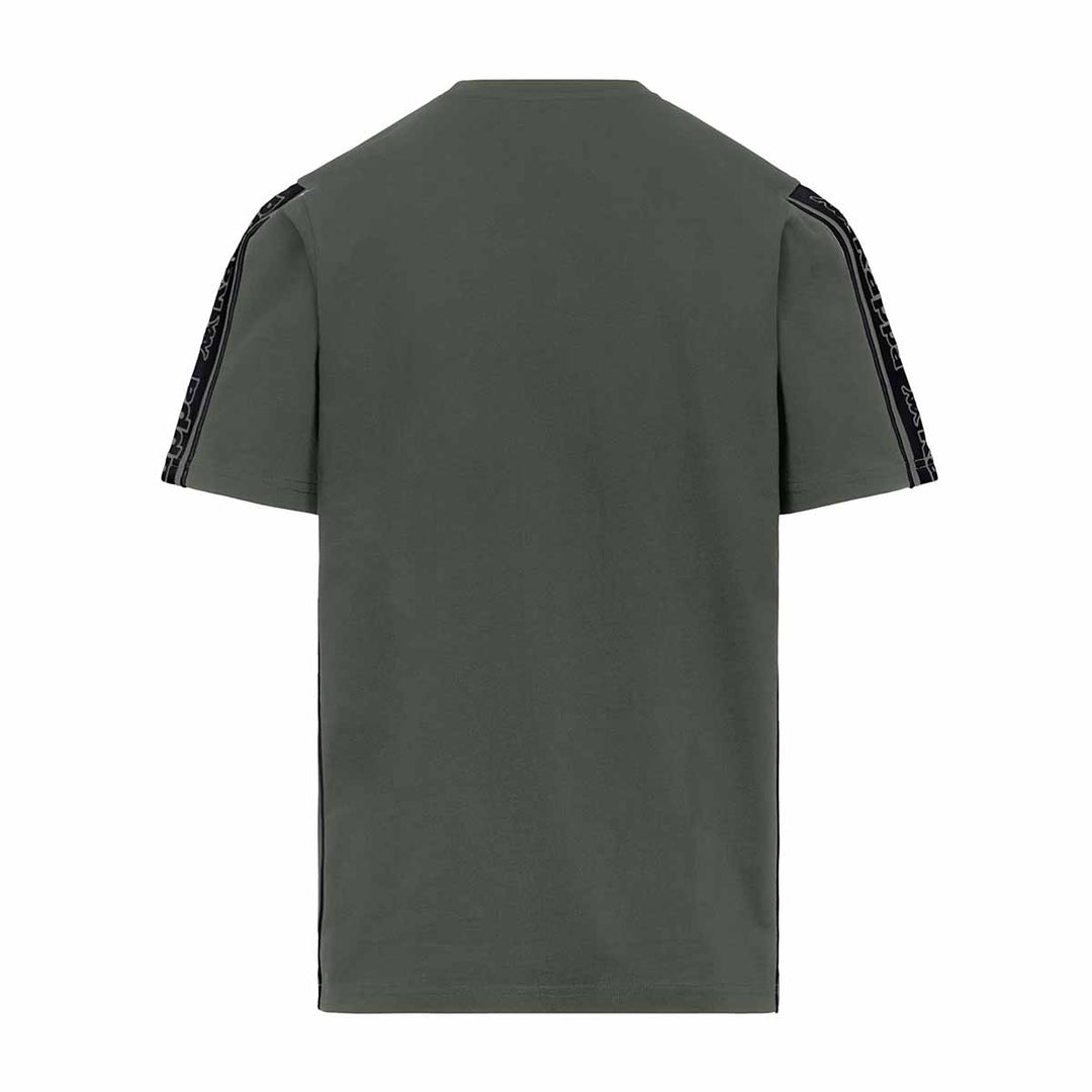 T-Shirt Tape Ieeder Vert Homme main