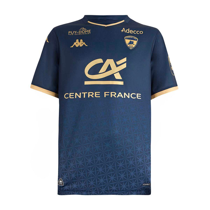 Maillot Kombat Third Clermont Foot 63 25/26 Bleu Homme 1