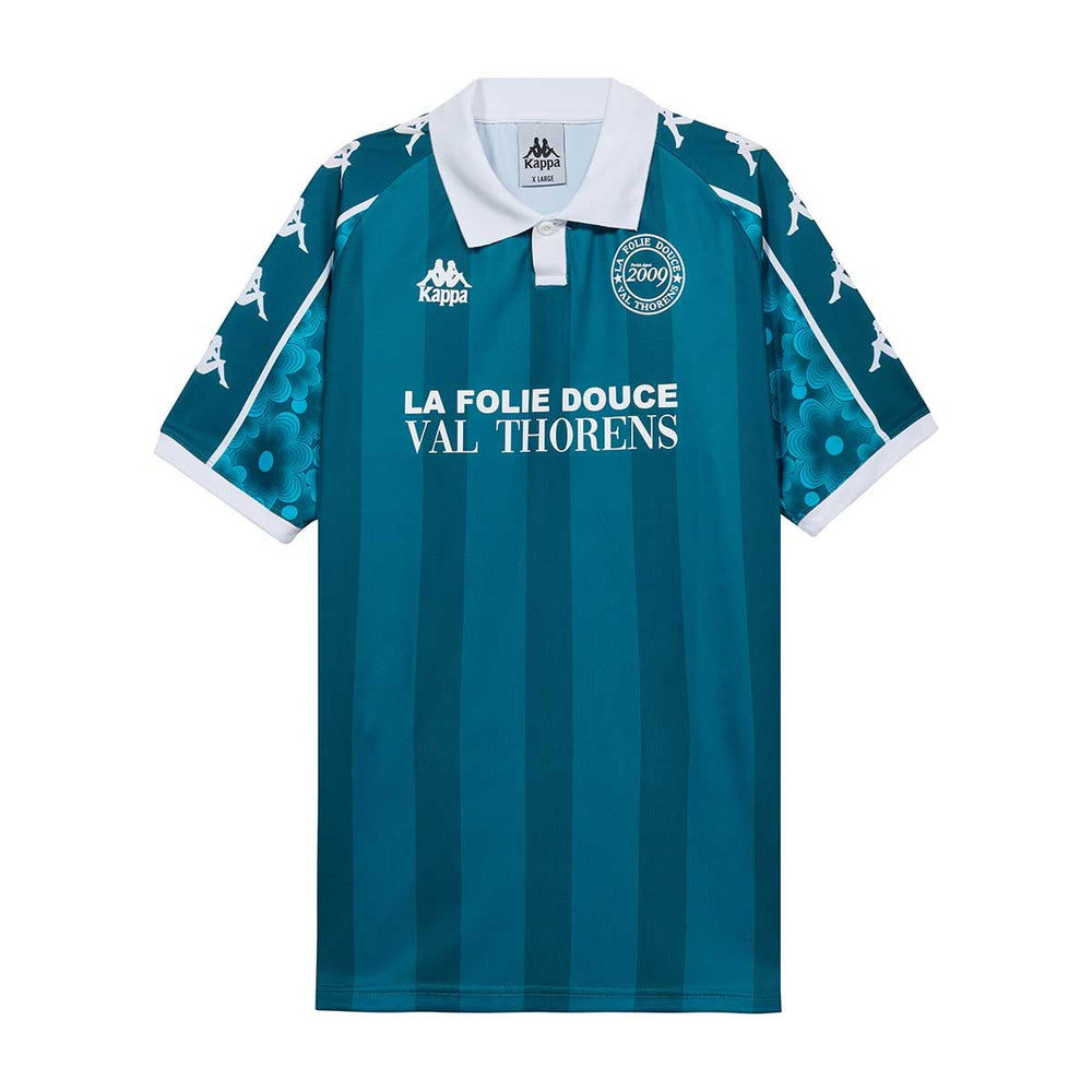 Maillot Claro Fleurs Folie Douce Val Thorens 2025 Vert Unisexe 02