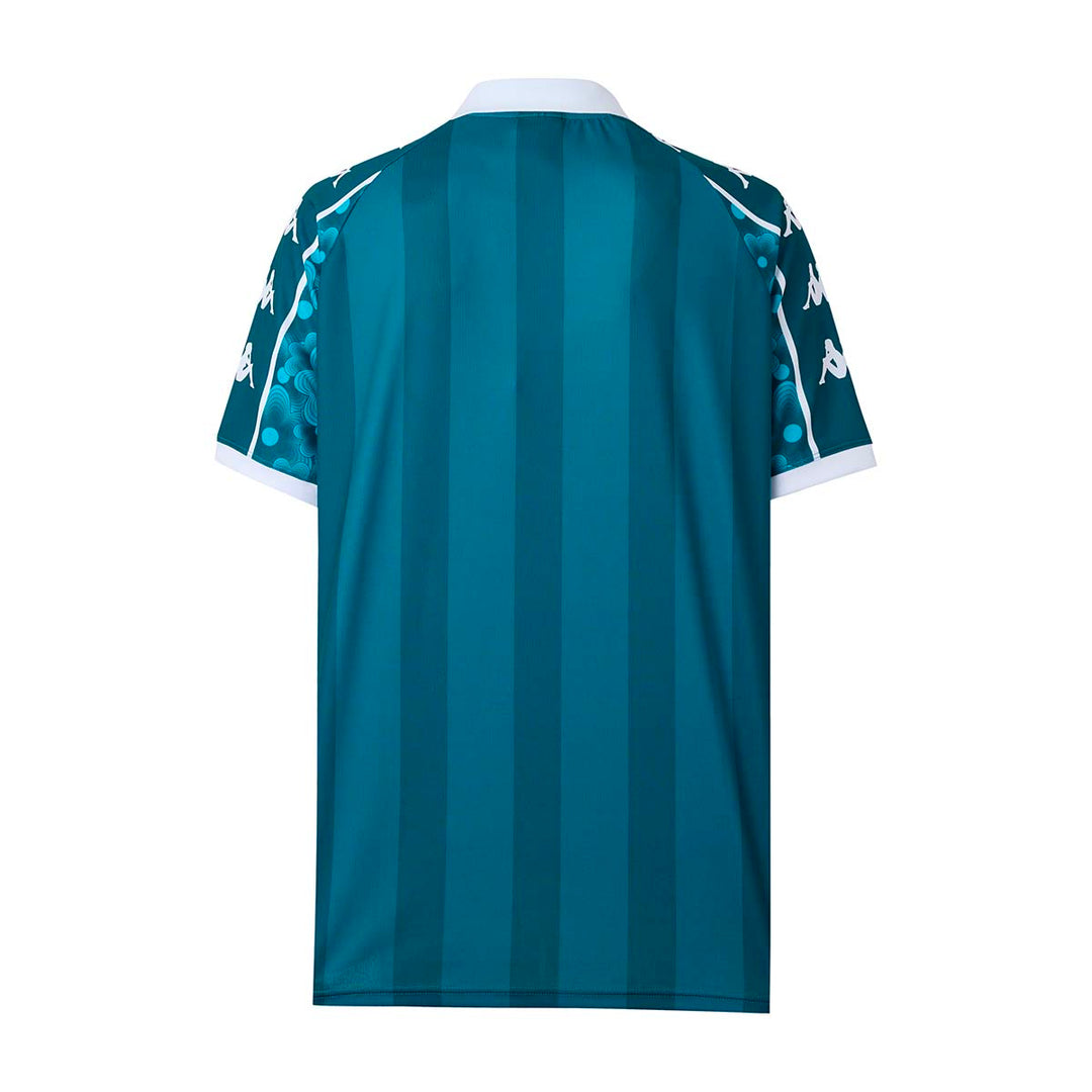 Maillot Claro Fleurs Folie Douce Val Thorens 2025 Vert Unisexe main