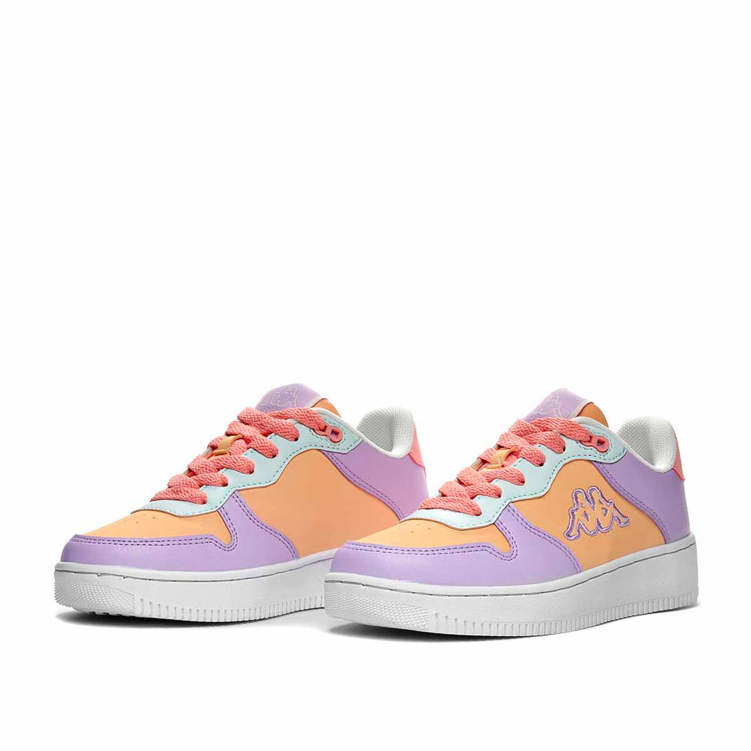 Baskets Maserta Orange Enfant main