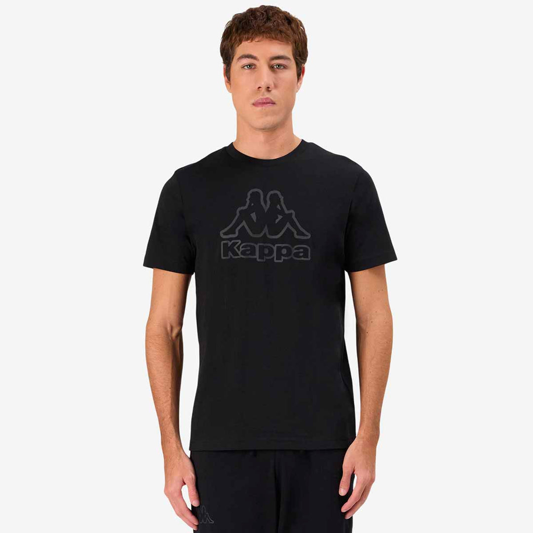 T-shirt Cremy Noir Homme main