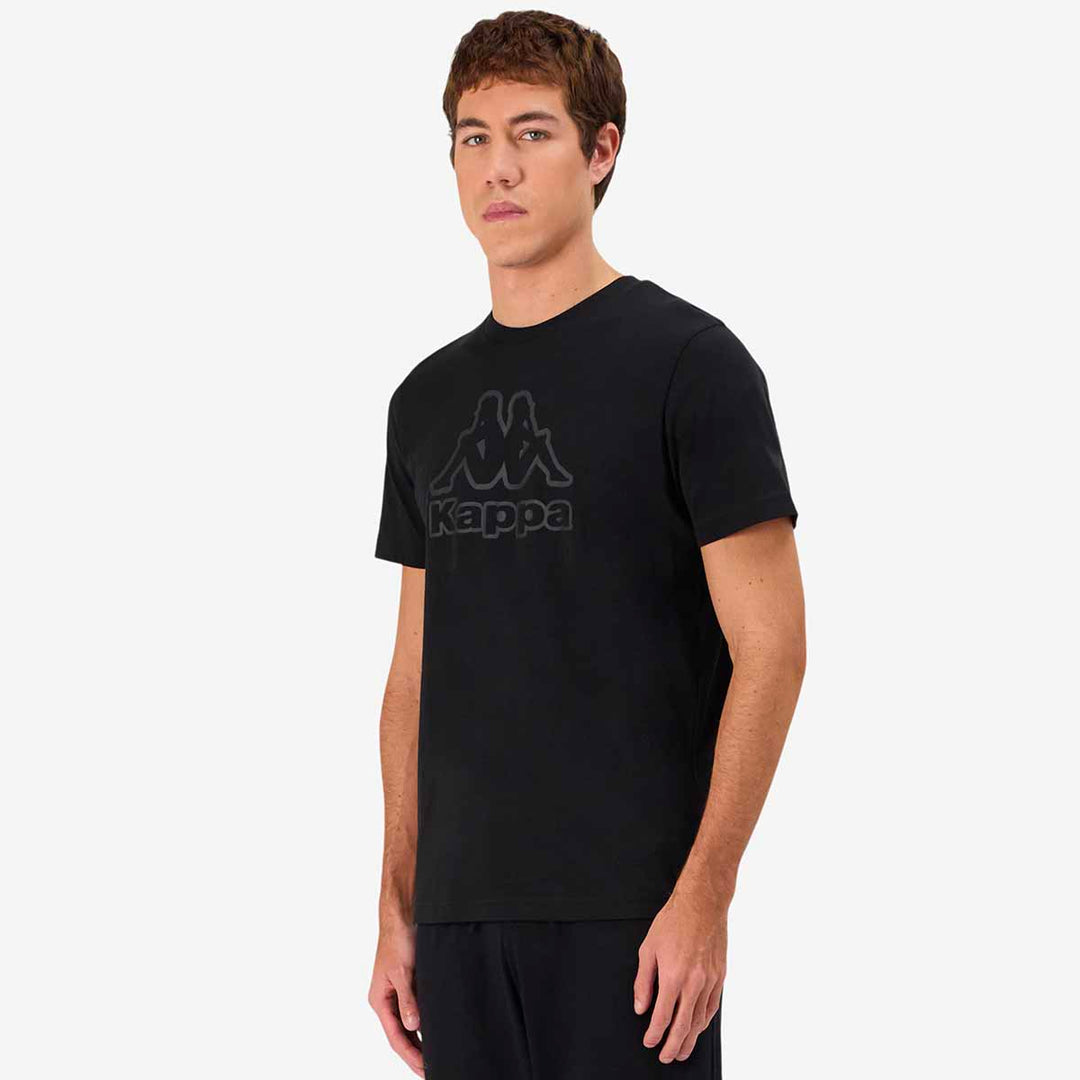 T-shirt Cremy Noir Homme main