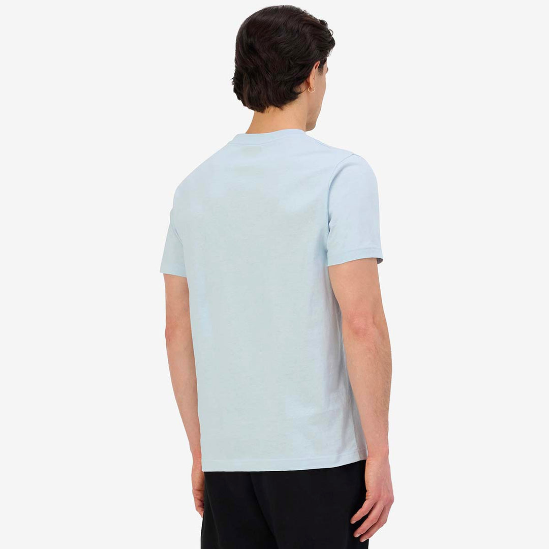 T-Shirt Cremy Bleu Homme main