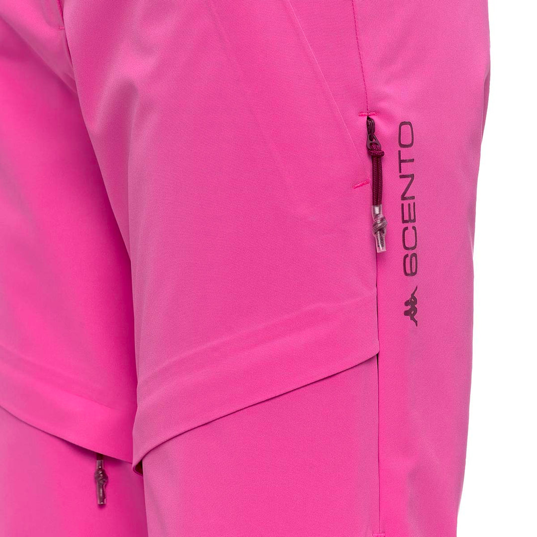 Pantalon 6Cento 665C Fuchsia Femme main