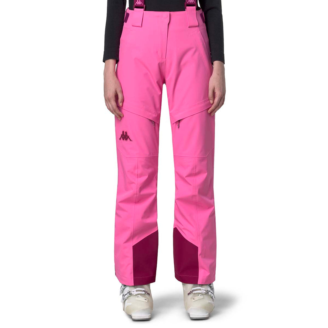 Pantalon 6Cento 665C Fuchsia Femme main