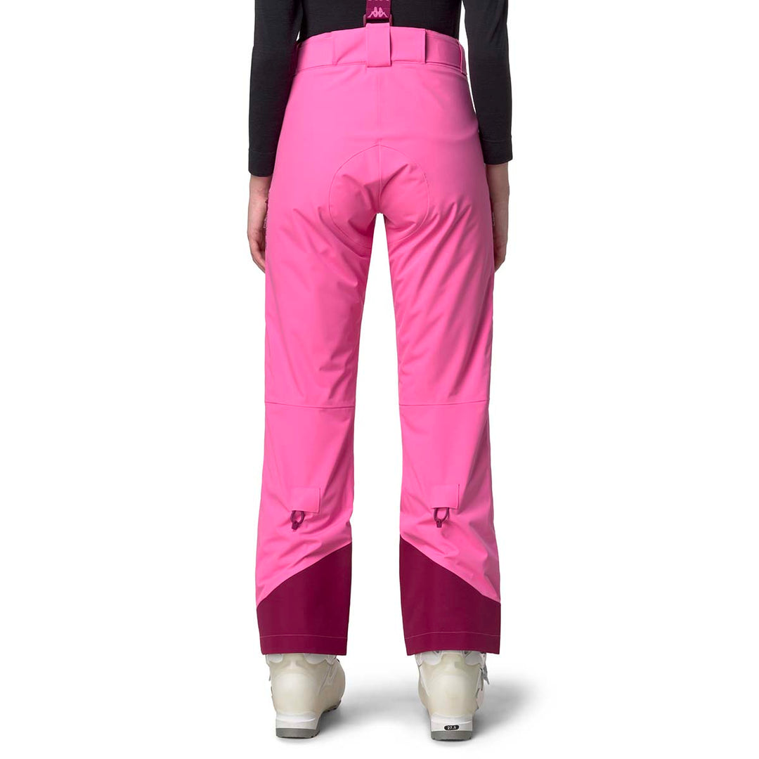 Pantalon 6Cento 665C Fuchsia Femme main