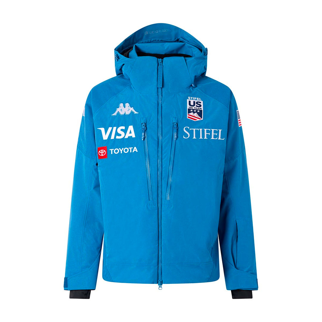 Manteau 6Cento 602C US Ski Team Bleu Homme main