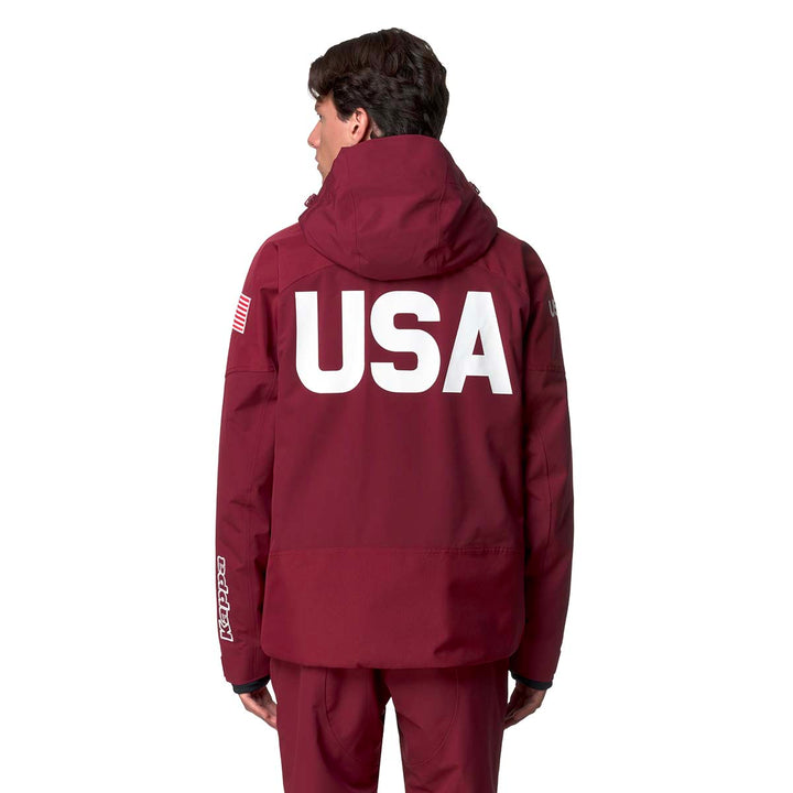 Manteau 6Cento 602C US Ski Team Rouge Homme 4