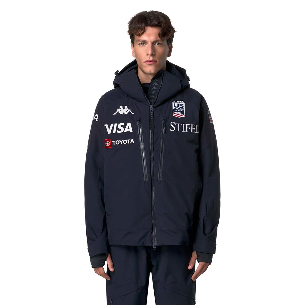 Manteau 6Cento 602C US Ski Team Bleu Homme 02