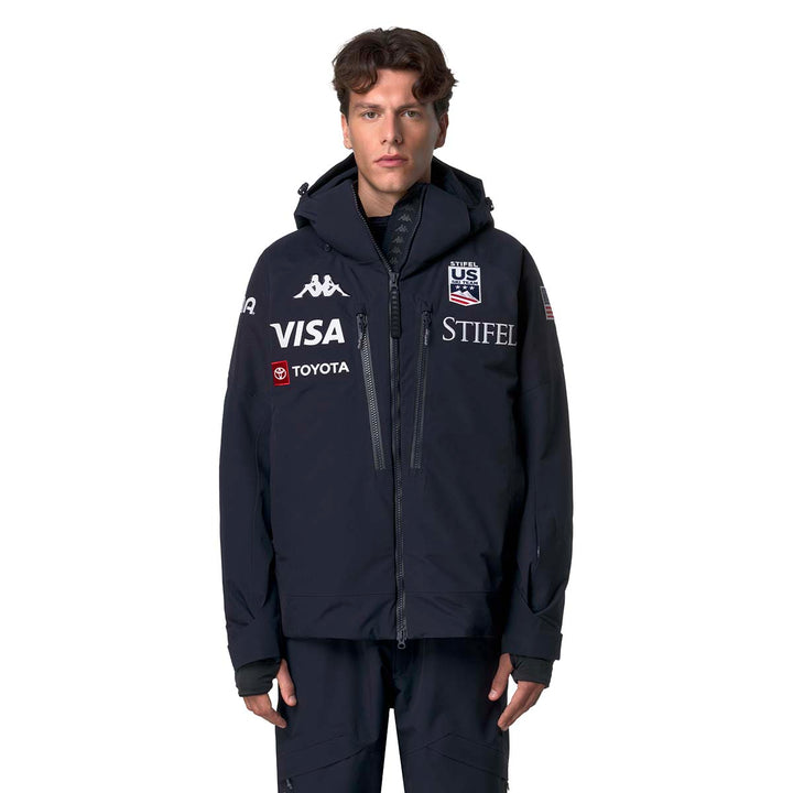 Manteau 6Cento 602C US Ski Team Bleu Homme 1