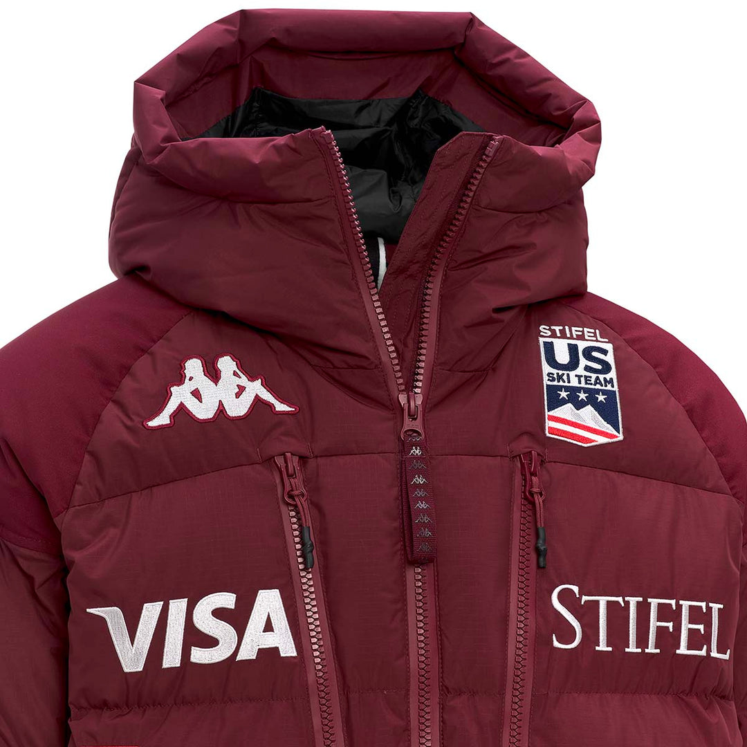 Doudoune 6Cento 662C US Ski Team Rouge Homme main