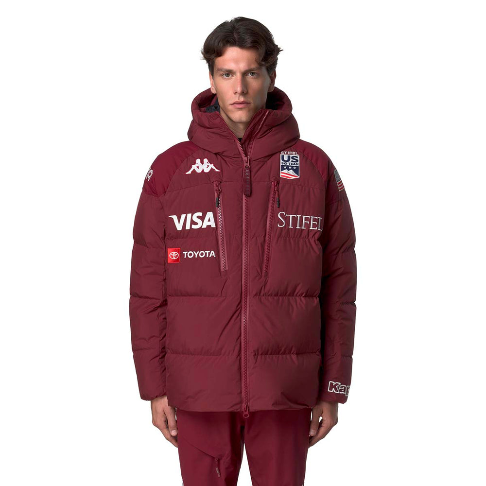 Doudoune 6Cento 662C US Ski Team Rouge Homme 02