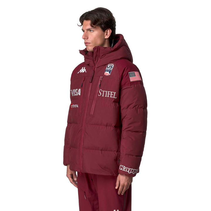 Doudoune 6Cento 662C US Ski Team Rouge Homme 3