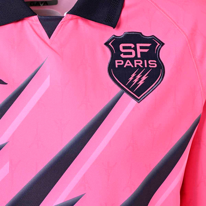 Maillot Kombat Pro Home Stade Francais Paris 24/25 Rose Homme