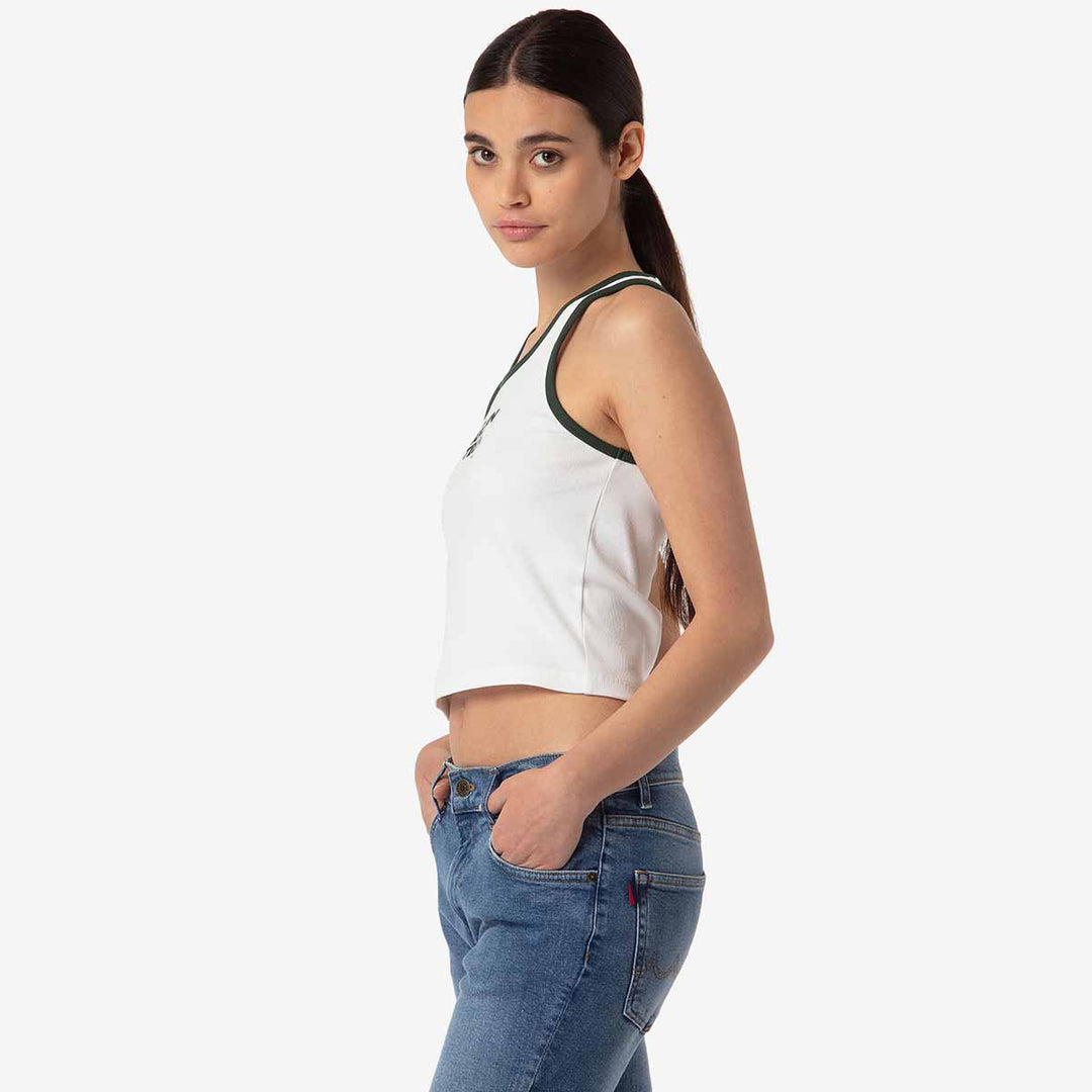 Débardeur Larua Les Ardentes x Kappa Blanc Femme