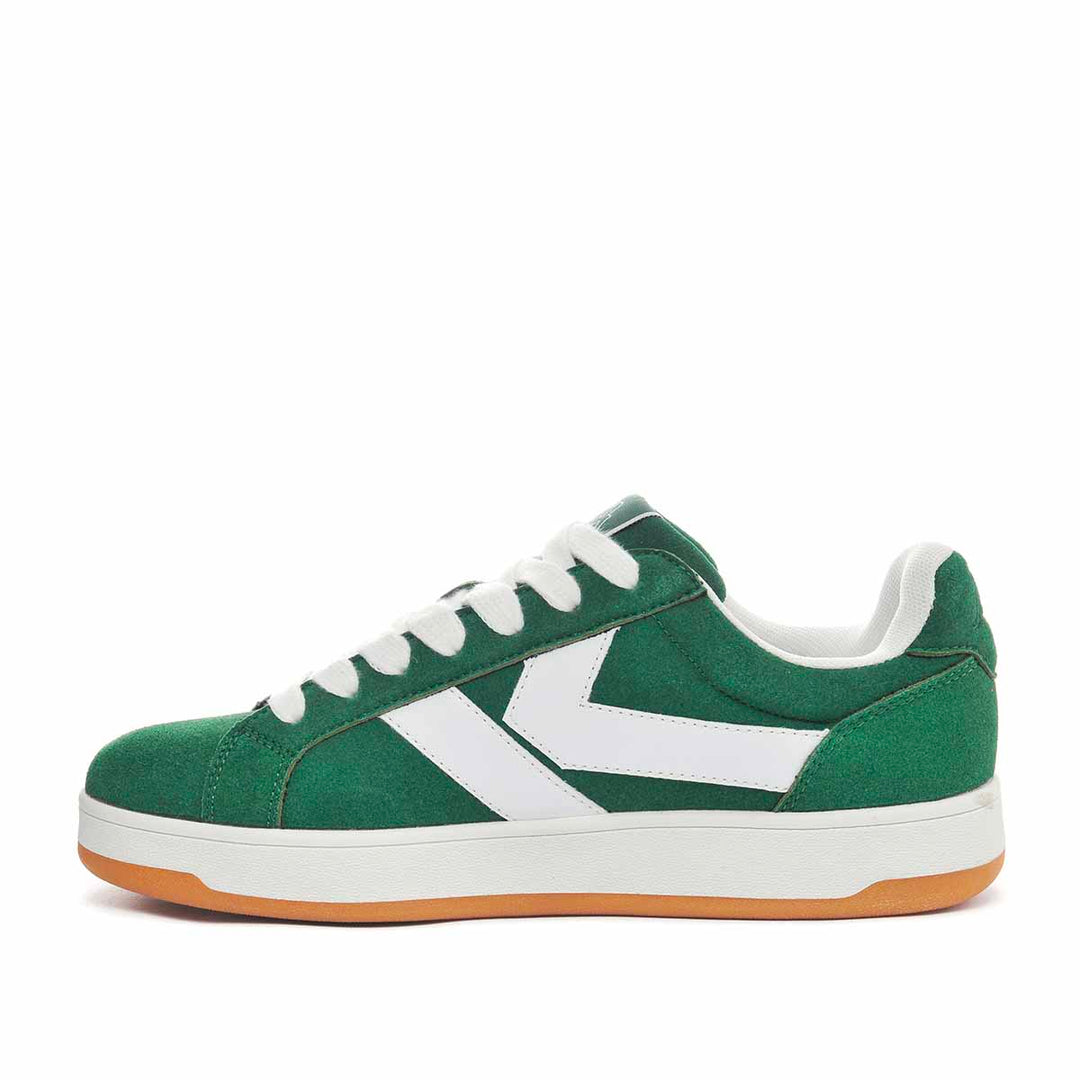 Baskets Marlon Vert Homme main