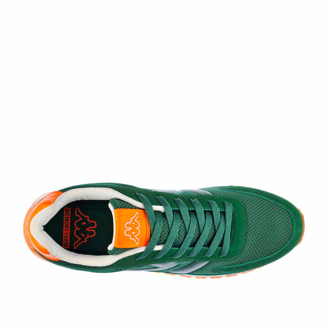 Baskets Martin Vert Homme main